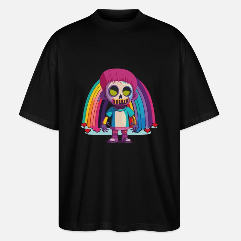 Pride Zombie 07 - Stanley/Stella Oversized Unisex Bio T-Shirt Blaster 2.0 - Schwarz
