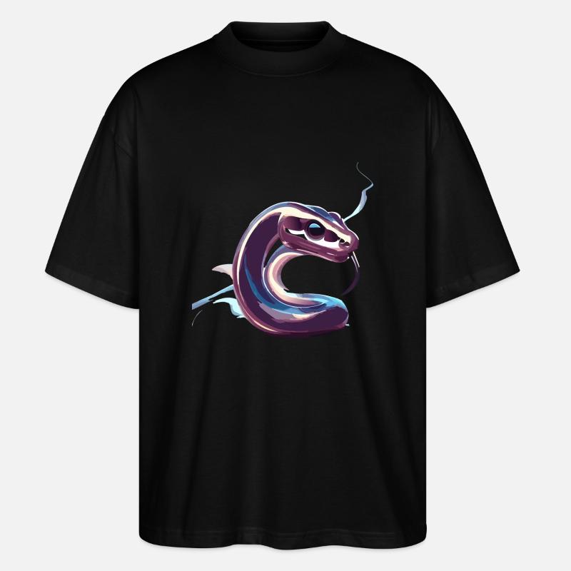 Chrome Snake Part 2 - Stanley/Stella Oversized Unisex Organic T-shirt Blaster 2.0 - black
