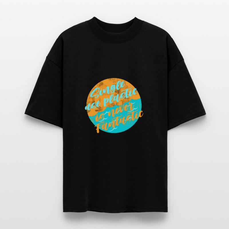 Avoid plastic Stanley/Stella Oversized Unisex Organic T-shirt Blaster 2.0