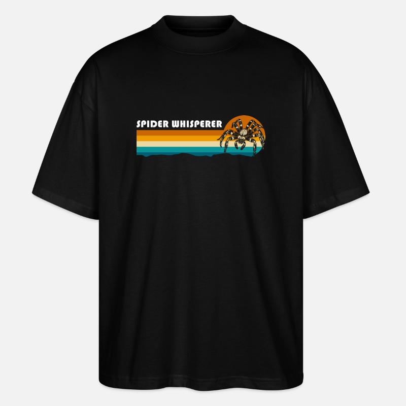 Morsure de toile d’araignée - T-shirt bio Blaster 2.0 coupe oversize Stanley/Stella Unisexe - noir