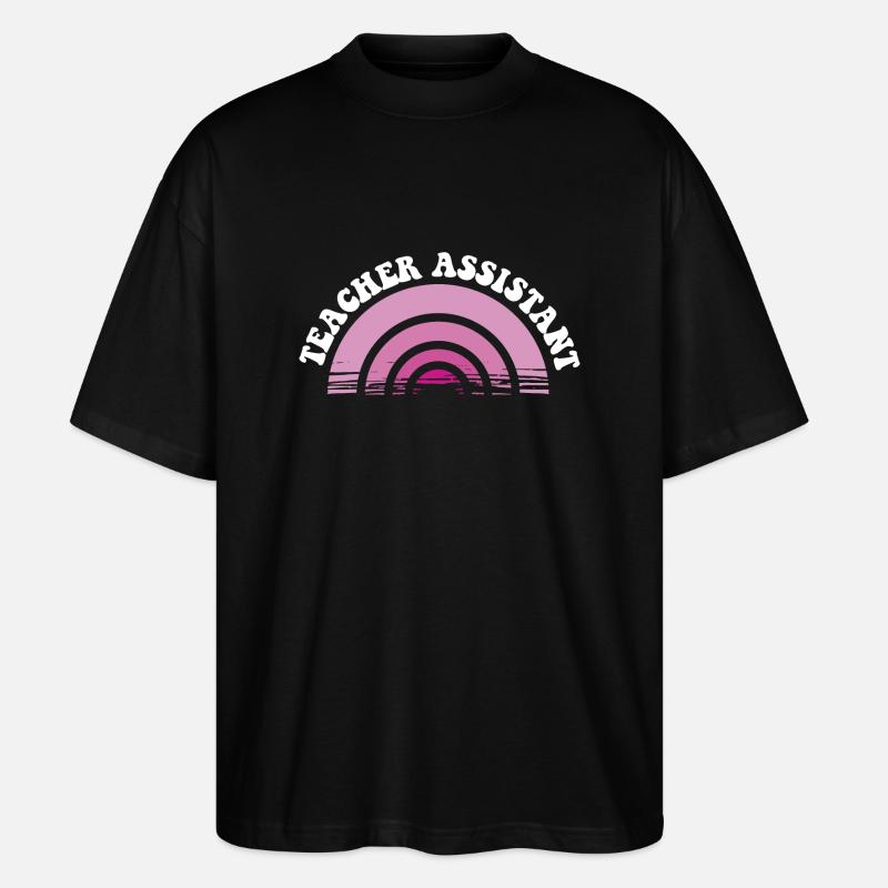 Enseignant(e) suppléant(e) Assistant(e) d’enseignement - T-shirt bio Blaster 2.0 coupe oversize Stanley/Stella Unisexe - noir