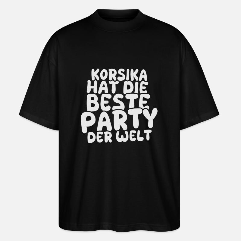 Corse - T-shirt bio Blaster 2.0 coupe oversize Stanley/Stella Unisexe - noir