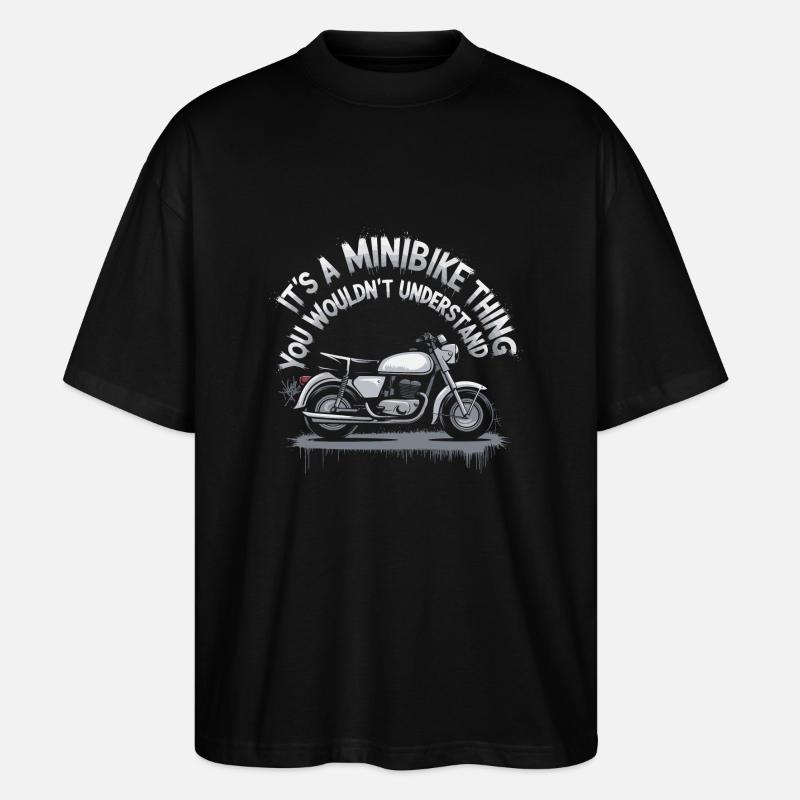Small bikes, big fun - Stanley/Stella Oversized Unisex Organic T-shirt Blaster 2.0 - black