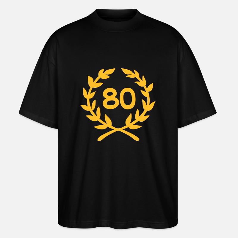 80 - Stanley/Stella Oversized Unisex Bio T-Shirt Blaster 2.0 - Schwarz