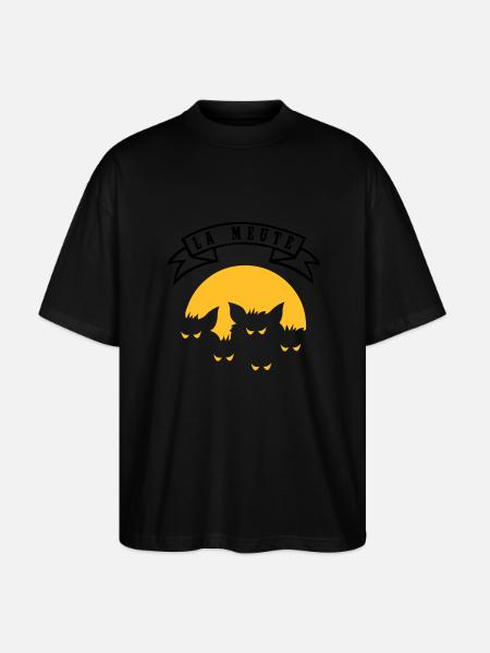 die Packung - Stanley/Stella Oversized Unisex Bio T-Shirt Blaster 2.0 - Schwarz