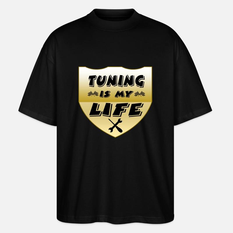 Tuning - Stanley/Stella Oversized Unisex Bio T-Shirt Blaster 2.0 - Schwarz