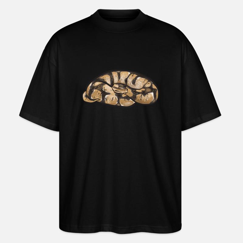 Ball Python Snake King Python - T-shirt bio Blaster 2.0 coupe oversize Stanley/Stella Unisexe - noir