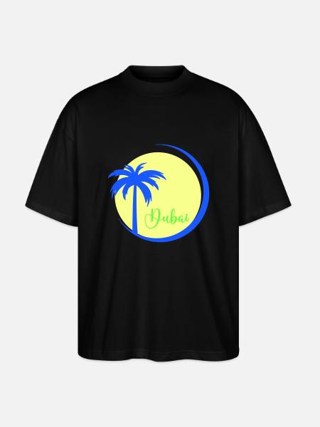 palme dubai - Stanley/Stella Oversized Unisex Bio T-Shirt Blaster 2.0 - Schwarz