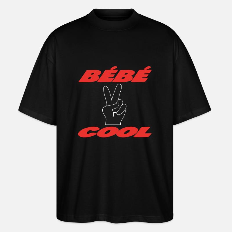 COOL Baby 283348 - Stanley/Stella Oversized Unisex Bio T-Shirt Blaster 2.0 - Schwarz
