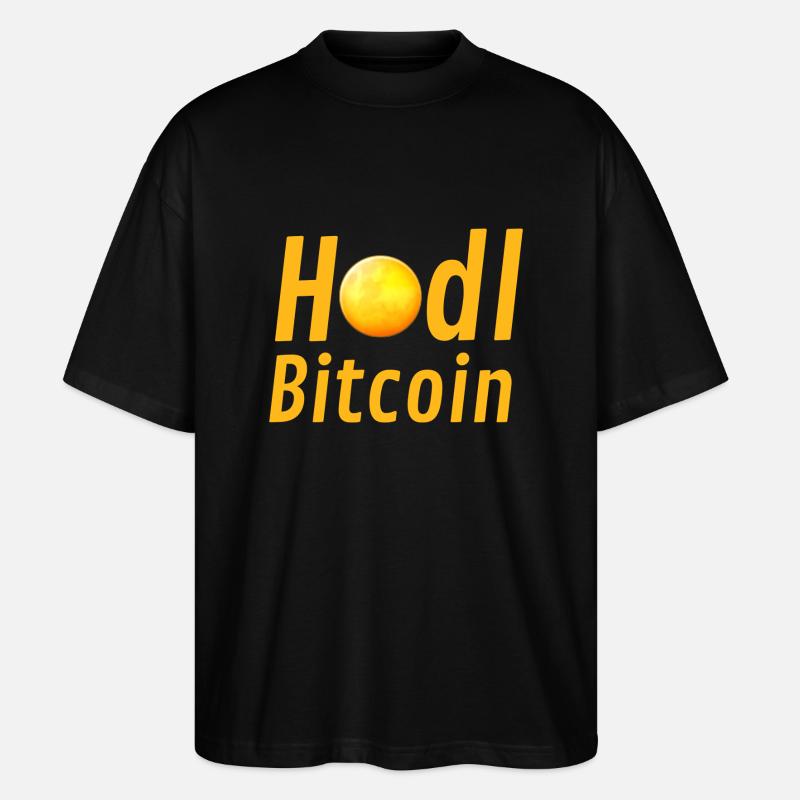 Hodl Bitcoin - Stanley/Stella Oversized Unisex Bio T-Shirt Blaster 2.0 - Schwarz