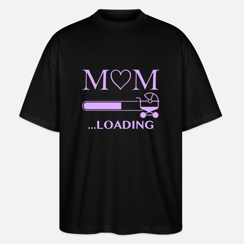 mom loading - Stanley/Stella Oversized Unisex Bio T-Shirt Blaster 2.0 - Schwarz