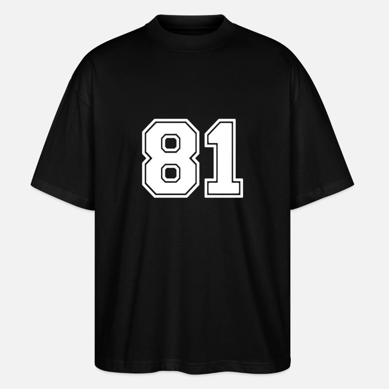 81 - Stanley/Stella Oversized Unisex Bio T-Shirt Blaster 2.0 - Schwarz