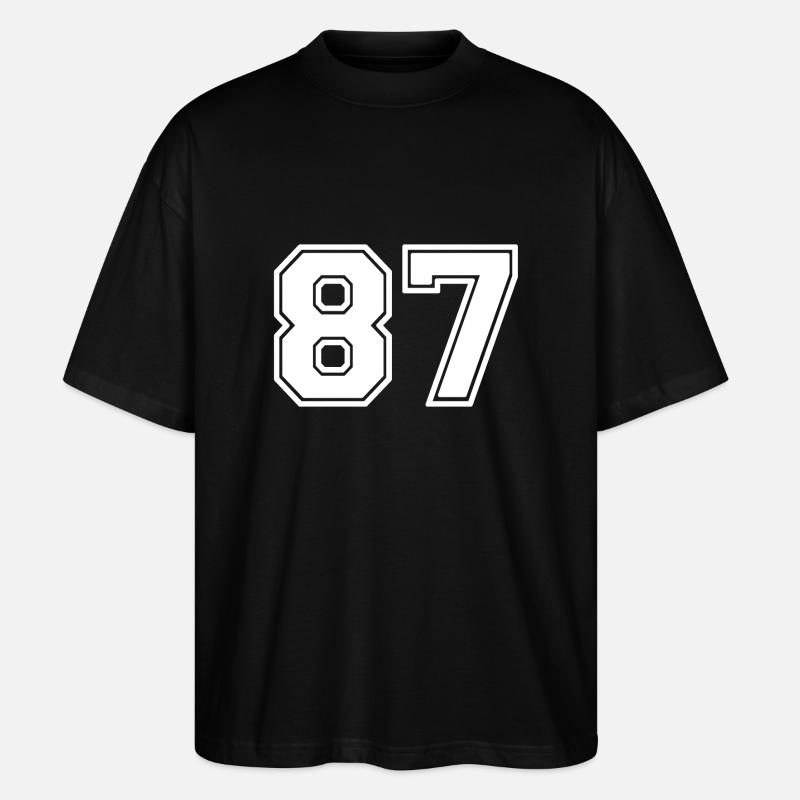87 - Stanley/Stella Oversized Unisex Bio T-Shirt Blaster 2.0 - Schwarz