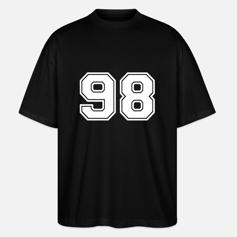 98 - Stanley/Stella Oversized Unisex Bio T-Shirt Blaster 2.0 - Schwarz