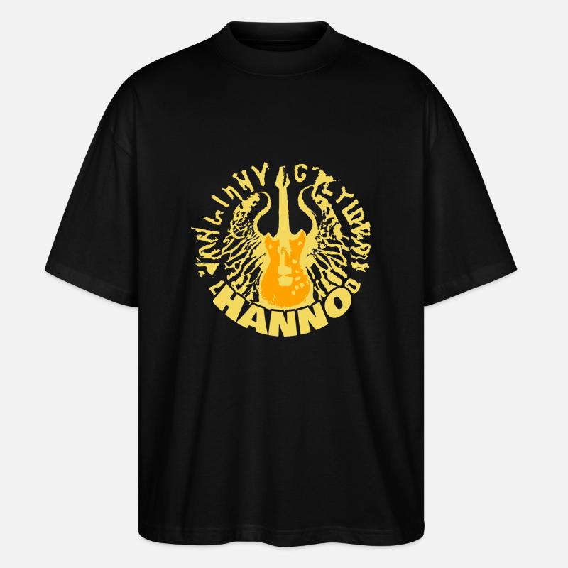 Hanno - Stanley/Stella Oversized Unisex Bio T-Shirt Blaster 2.0 - Schwarz