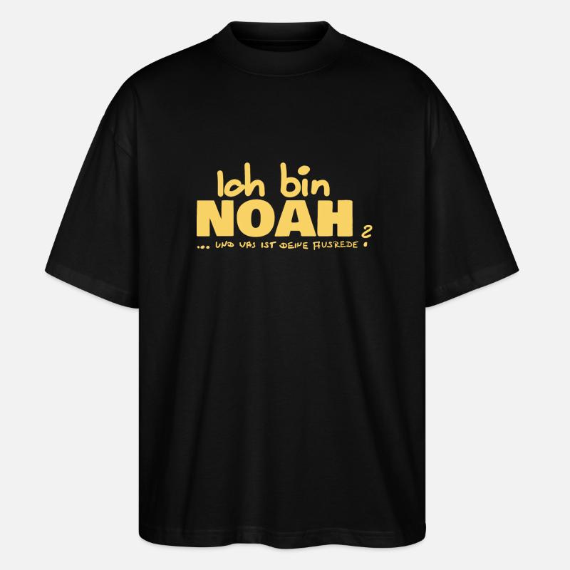 Noah - Stanley/Stella Oversized Unisex Bio T-Shirt Blaster 2.0 - Schwarz