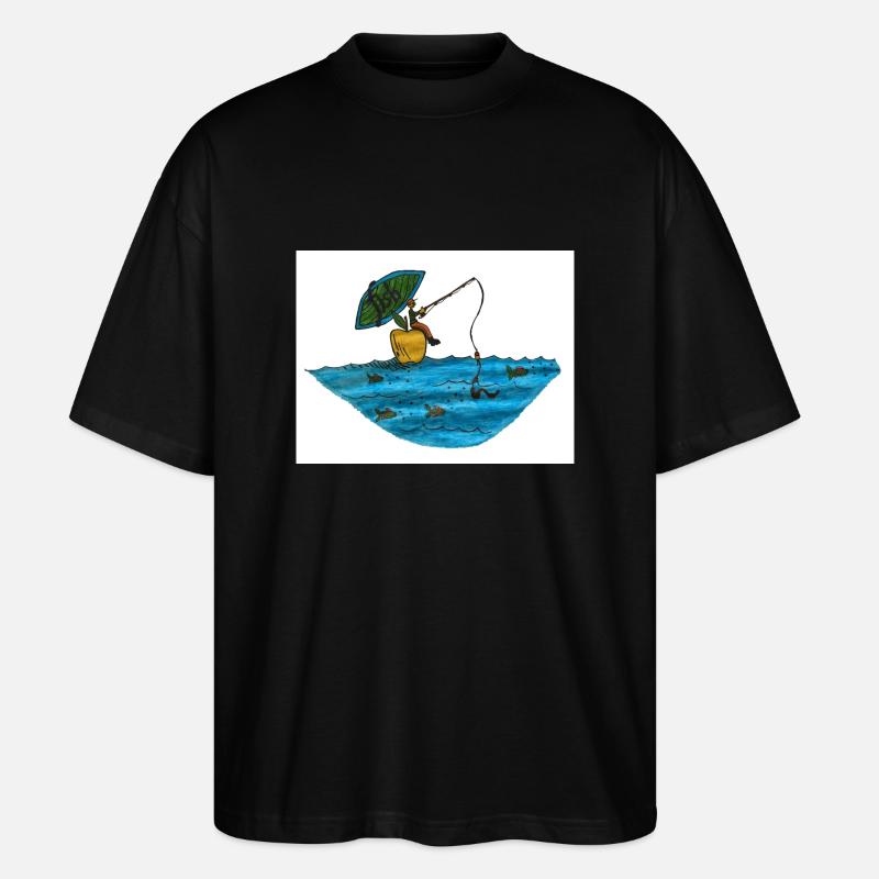 Poisson - T-shirt bio Blaster 2.0 coupe oversize Stanley/Stella Unisexe - noir