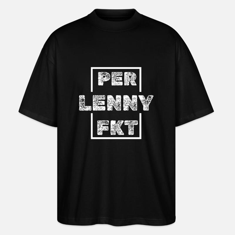 Lenny - T-shirt bio Blaster 2.0 coupe oversize Stanley/Stella Unisexe - noir