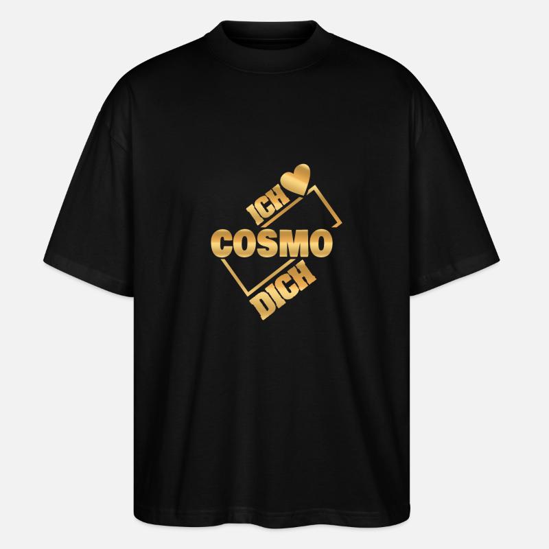 Cadeau pour Cosmo - T-shirt bio Blaster 2.0 coupe oversize Stanley/Stella Unisexe - noir