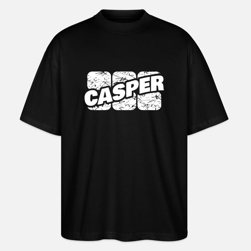 Casper - T-shirt bio Blaster 2.0 coupe oversize Stanley/Stella Unisexe - noir