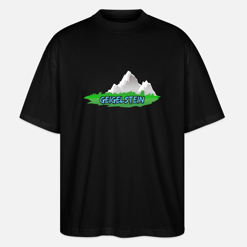 Geigelstein - T-shirt bio Blaster 2.0 coupe oversize Stanley/Stella Unisexe - noir