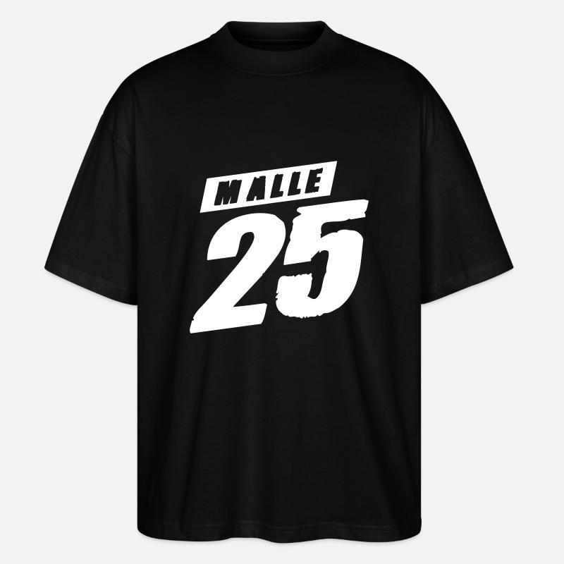 Malle 2025 Trikot - Stanley/Stella Oversized Unisex Bio T-Shirt Blaster 2.0 - Schwarz