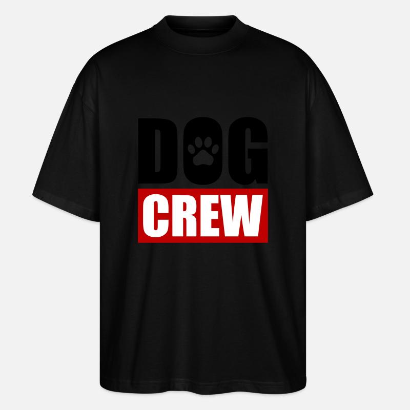 Hunde Crew - Stanley/Stella Oversized Unisex Bio T-Shirt Blaster 2.0 - Schwarz