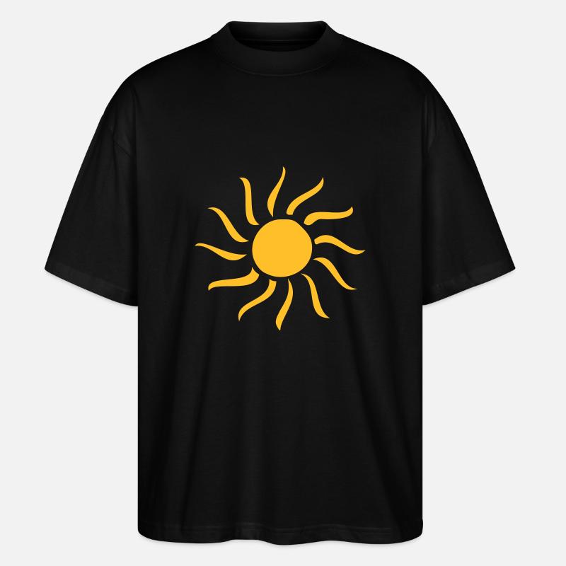 soleil - T-shirt bio Blaster 2.0 coupe oversize Stanley/Stella Unisexe - noir