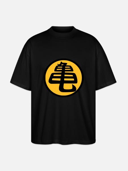 Kame (tortue) - T-shirt bio Blaster 2.0 coupe oversize Stanley/Stella Unisexe - noir