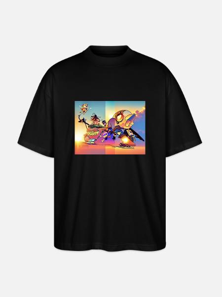 Chill - Stanley/Stella Oversized Unisex Organic T-shirt Blaster 2.0 - black