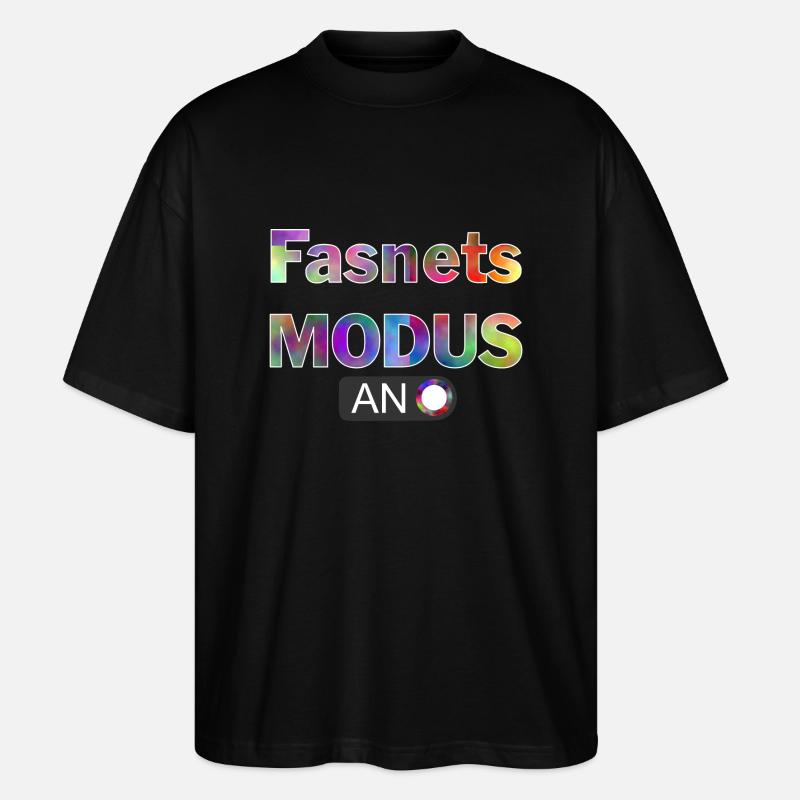 Fasnetsmodus - T-shirt bio Blaster 2.0 coupe oversize Stanley/Stella Unisexe - noir