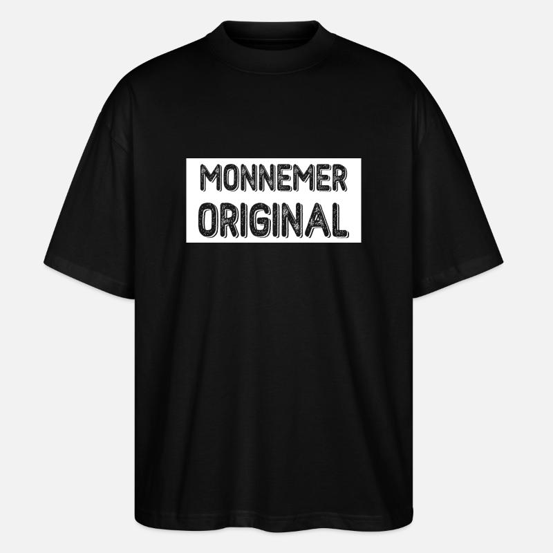 Mannheim Monnem Mannheimat - Stanley/Stella Oversized Unisex Bio T-Shirt Blaster 2.0 - Schwarz