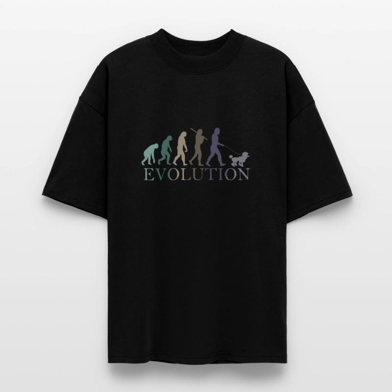 EVOLUTION POODLE Stanley/Stella Oversized Unisex Organic T-shirt Blaster 2.0