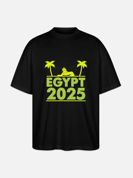 egypt 2025 - Stanley/Stella Oversized Unisex Bio T-Shirt Blaster 2.0 - Schwarz