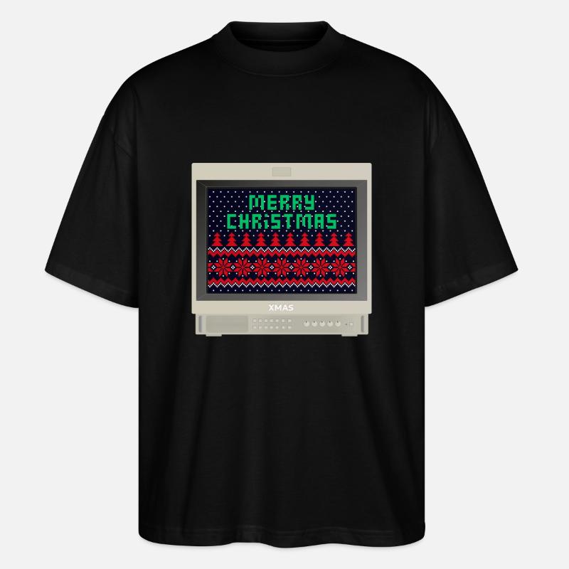 PVM Lover - Merry xmas - T-shirt bio Blaster 2.0 coupe oversize Stanley/Stella Unisexe - noir