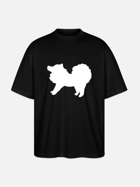 Spitz weiß - Stanley/Stella Oversized Unisex Bio T-Shirt Blaster 2.0 - Schwarz