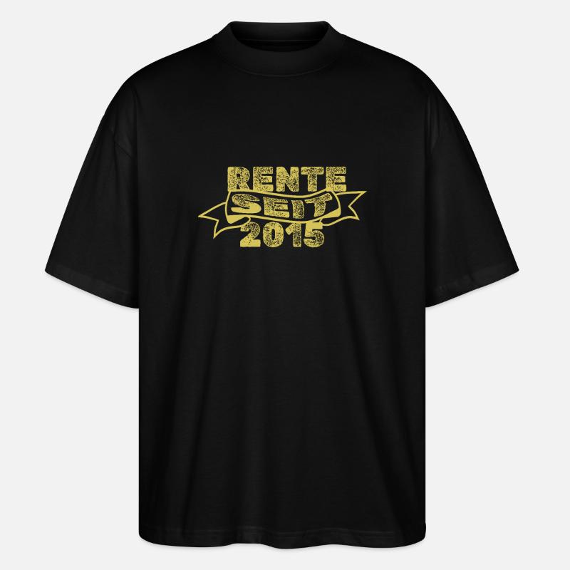 2015 2015 - Stanley/Stella Oversized Unisex Bio T-Shirt Blaster 2.0 - Schwarz