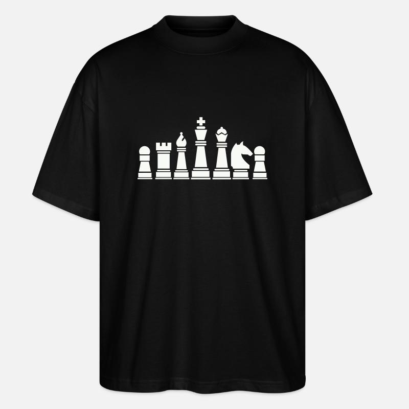 schachfiguren - Stanley/Stella Oversized Unisex Bio T-Shirt Blaster 2.0 - Schwarz