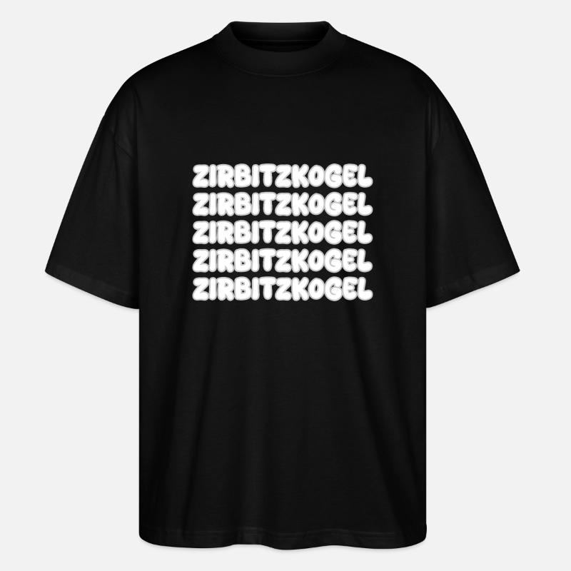 Zirbitzkogel - T-shirt bio Blaster 2.0 coupe oversize Stanley/Stella Unisexe - noir
