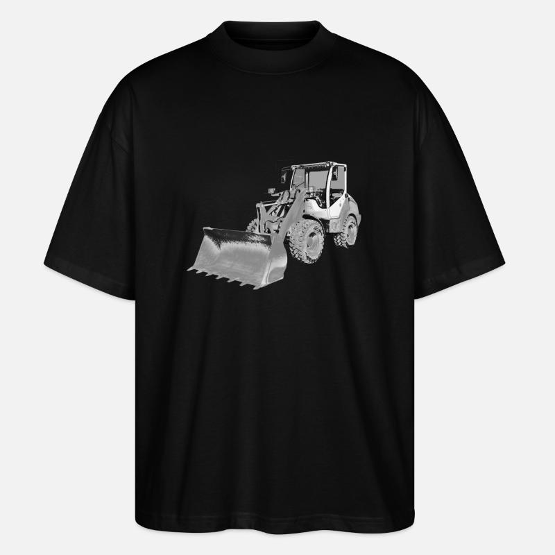 Radlader - Stanley/Stella Oversized Unisex Bio T-Shirt Blaster 2.0 - Schwarz