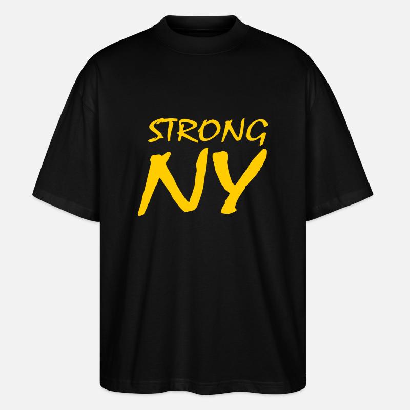New York - Stanley/Stella Oversized Unisex Bio T-Shirt Blaster 2.0 - Schwarz