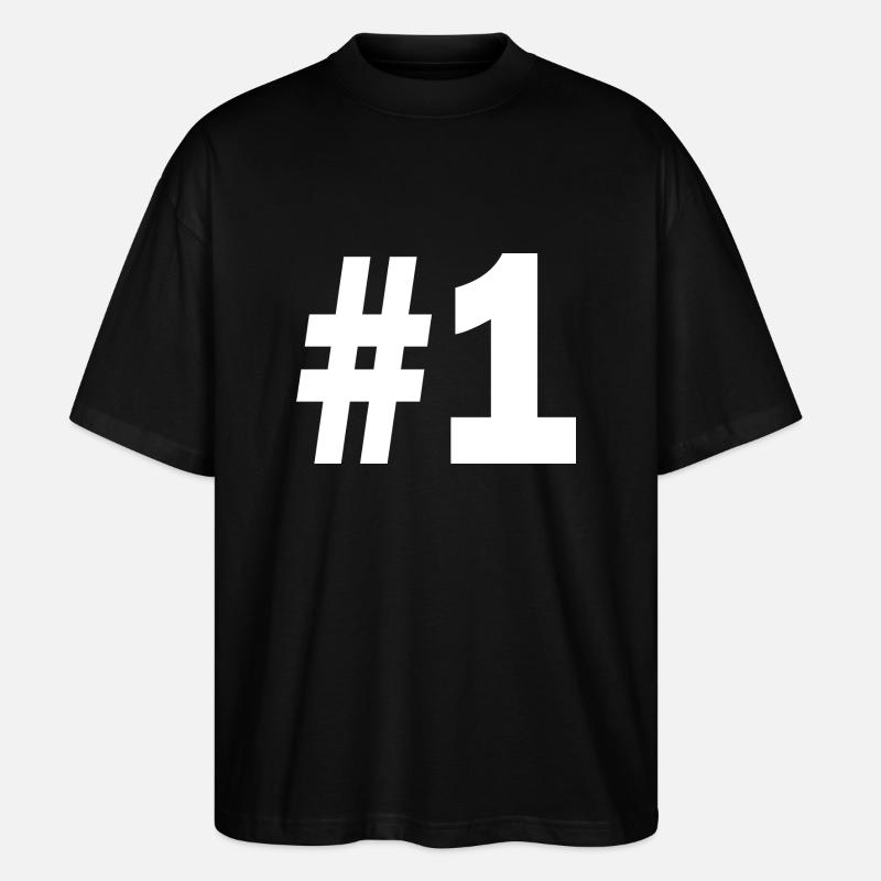 1 - Stanley/Stella Oversized Unisex Bio T-Shirt Blaster 2.0 - Schwarz
