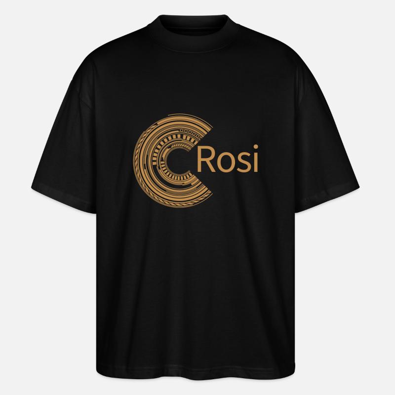 Für Rosi - Stanley/Stella Oversized Unisex Bio T-Shirt Blaster 2.0 - Schwarz