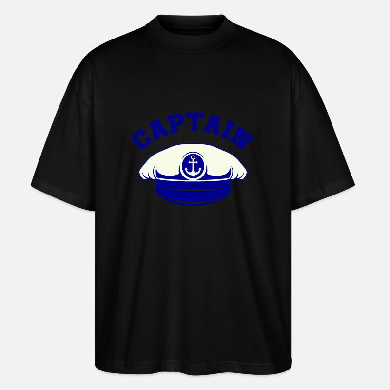 matrosen mütze captain - Stanley/Stella Oversized Unisex Bio T-Shirt Blaster 2.0 - Schwarz