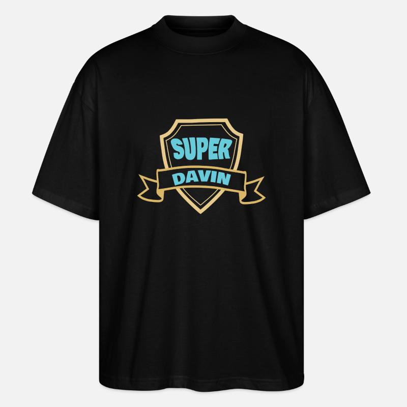 Cadeau pour Davin - T-shirt bio Blaster 2.0 coupe oversize Stanley/Stella Unisexe - noir