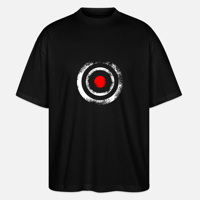 BULLSEYE - Stanley/Stella Oversized Unisex Bio T-Shirt Blaster 2.0 - Schwarz