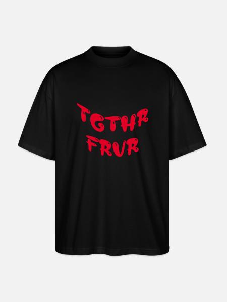 TGTHR FRVR - Stanley/Stella Oversized Unisex Organic T-shirt Blaster 2.0 - black