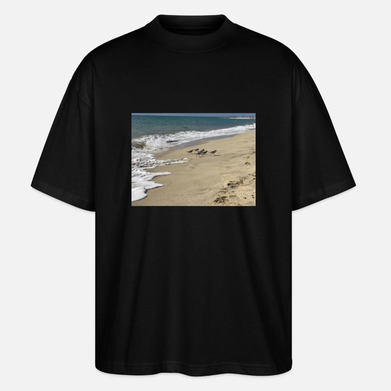 Run Bird run - Stanley/Stella Oversized Unisex Bio T-Shirt Blaster 2.0 - Schwarz