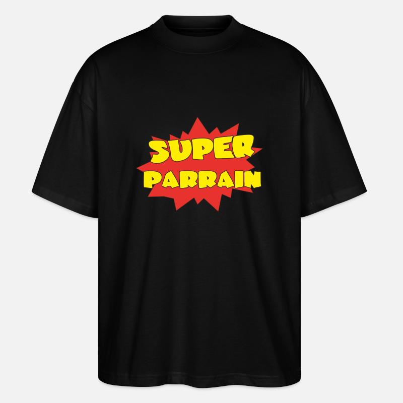 Super-SPONSOR - Stanley/Stella Oversized Unisex Bio T-Shirt Blaster 2.0 - Schwarz