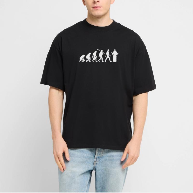 Evolution - Pasteurs - Église - Religion T-shirt bio Blaster 2.0 coupe oversize Stanley/Stella Unisexe